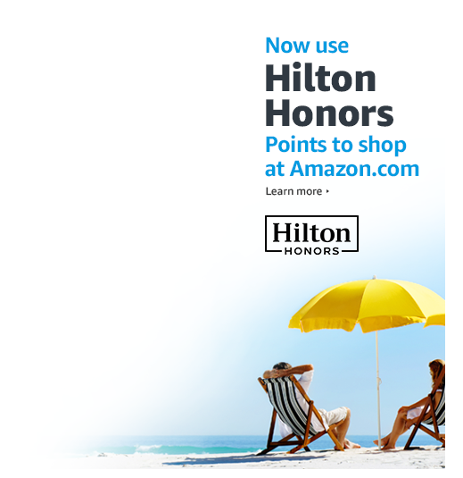 Now use Hilton Honors Points to shop at Amazon.com